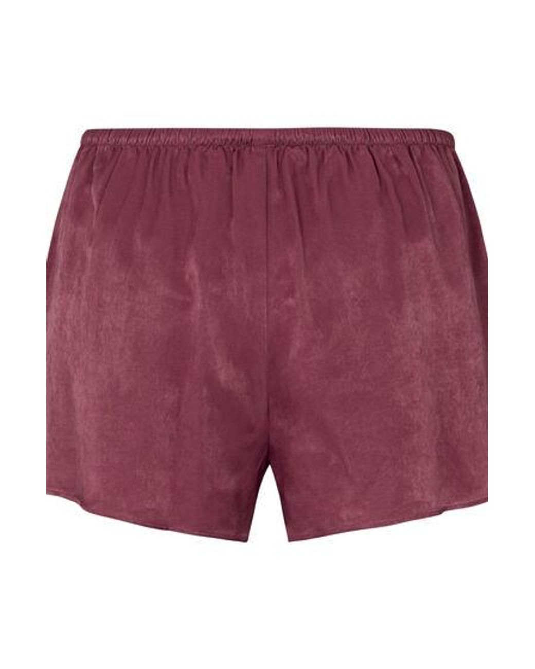 Hunkemöller Red Ayla Satin Shorts