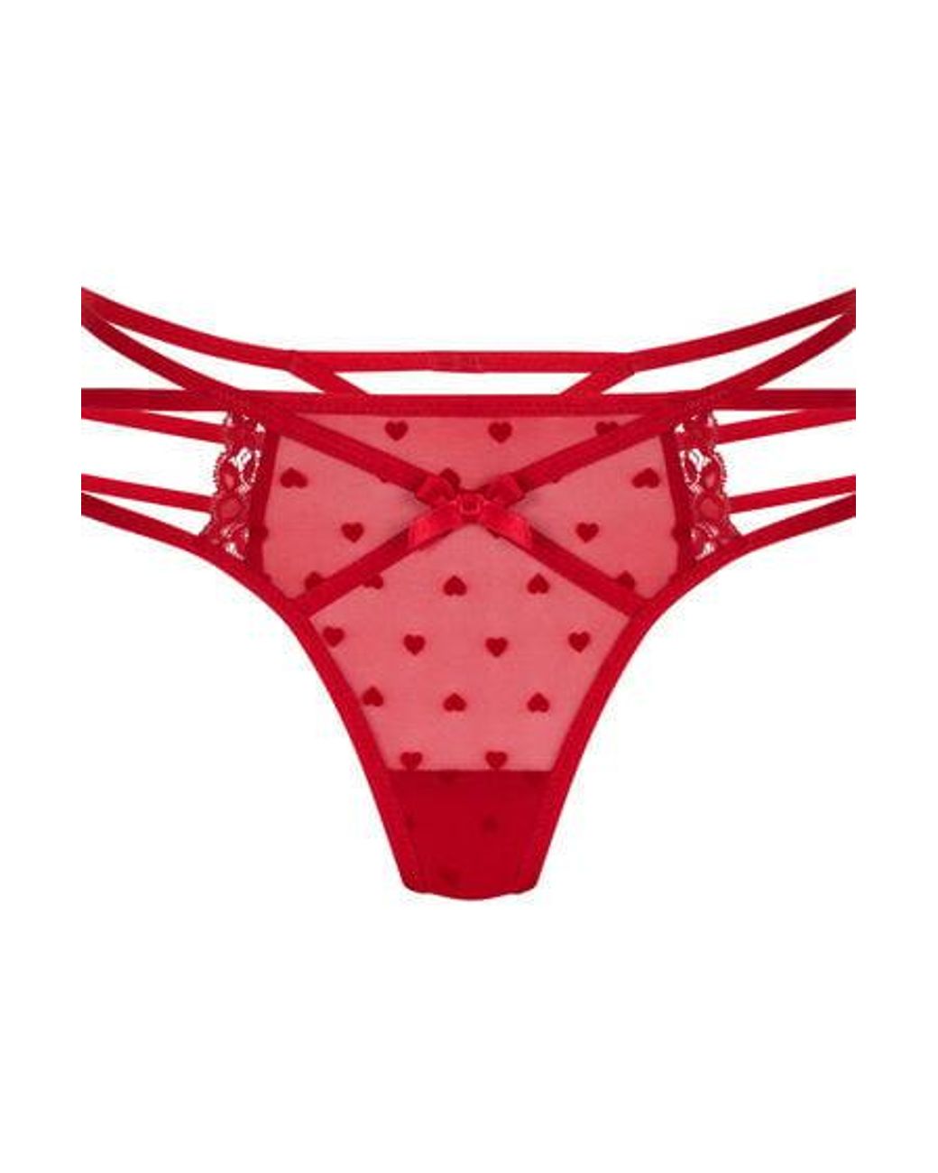 Hunkemöller String Melda in het Red