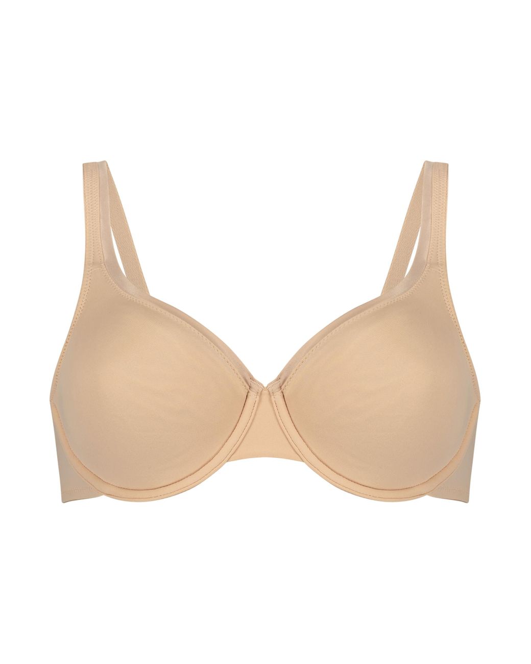Hunkemöller Natural Satin Fleece Non-Padded Underwired Bra