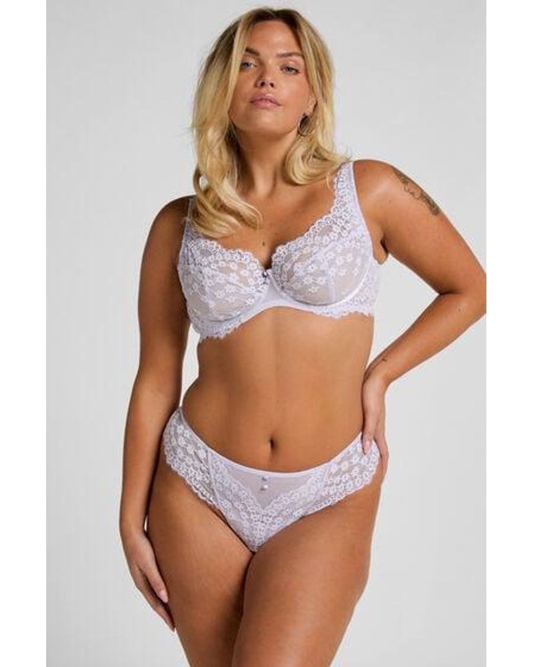Hunkemöller Brown Daisy Thong