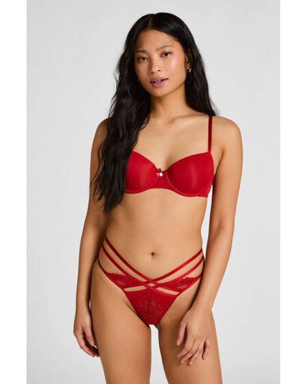 Hunkemöller Red Janine Thong