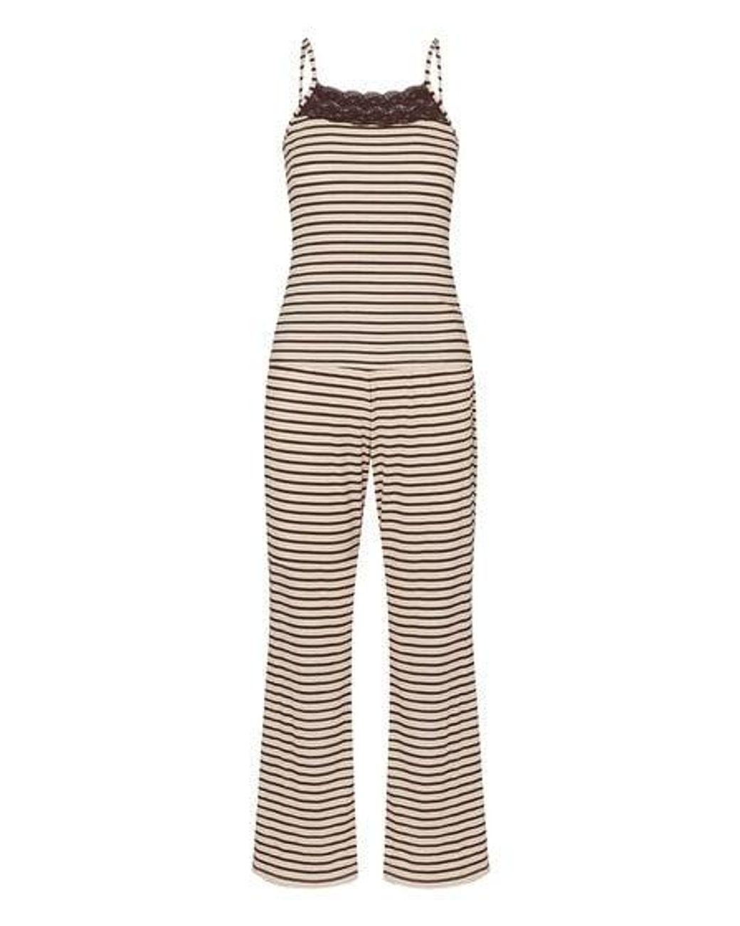 Hunkemöller Natural Pyjama Set Lace