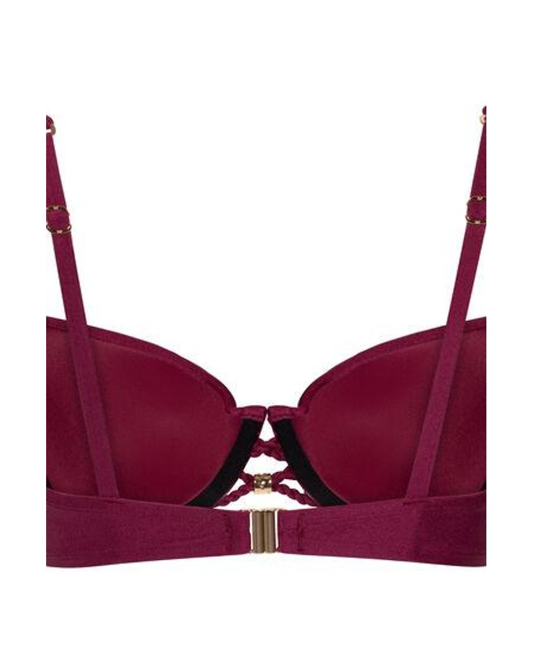 Hunkemöller Purple Marrakech Padded Underwired Bikini Top