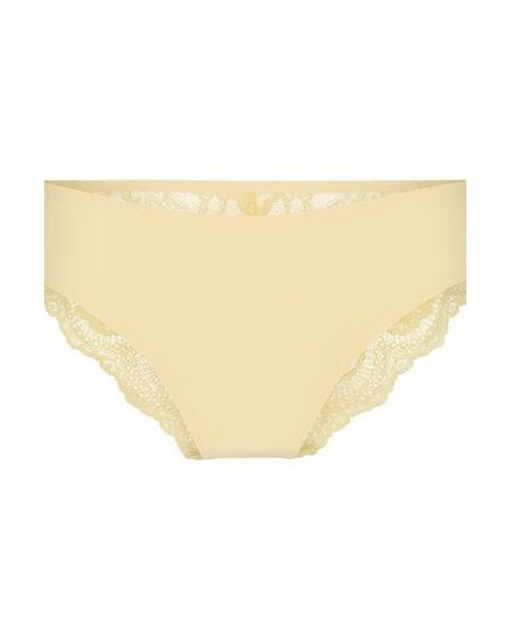 Hunkemöller Yellow Invisible Lace Back Brazilian