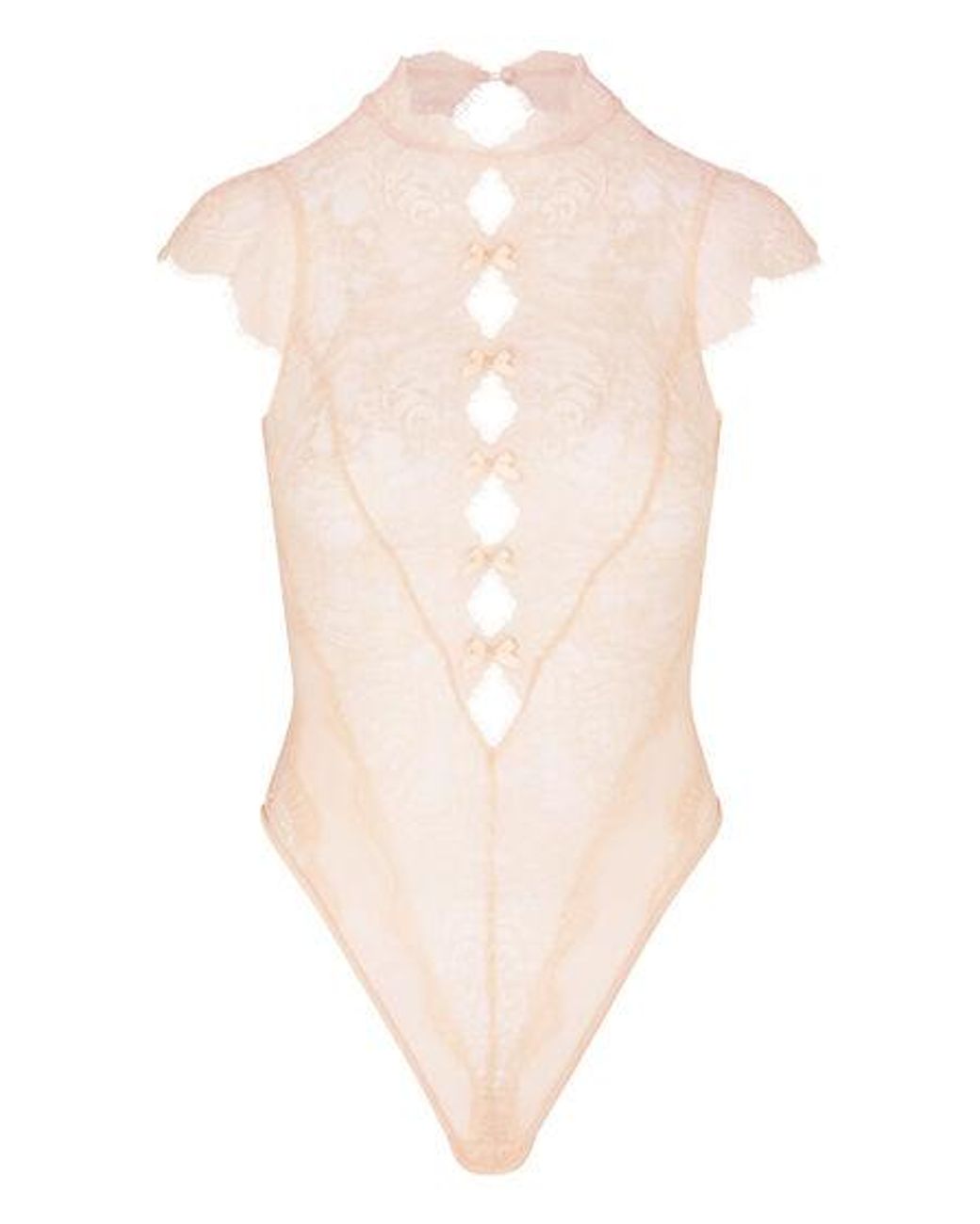 Hunkemöller Natural Highneck Body Sylvia