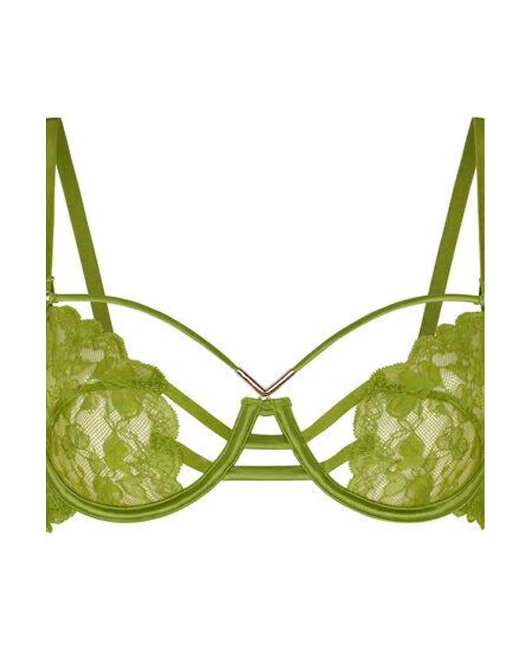 Hunkemöller Green Non-Padded Underwired Bra Zara