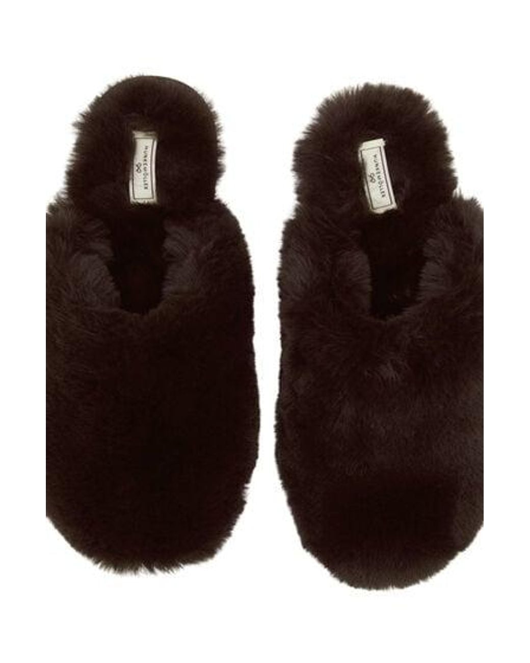 Hunkemöller Black Slipper Faux Fur