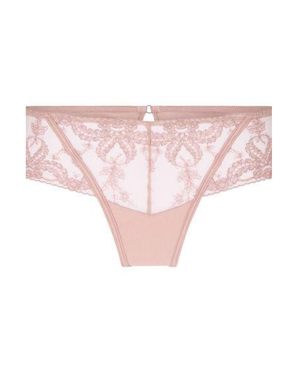 Hunkemöller Natural Boxer Thong Rosa