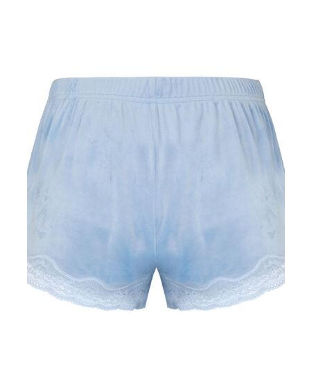 Hunkemöller Blue Short Velours Lace