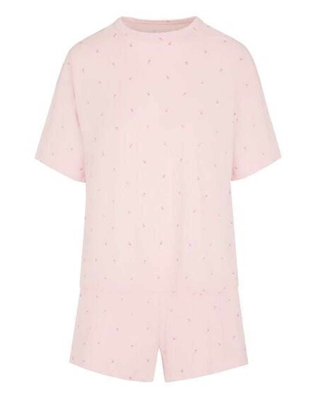 Hunkemöller Pink Pyjama Set Cotton
