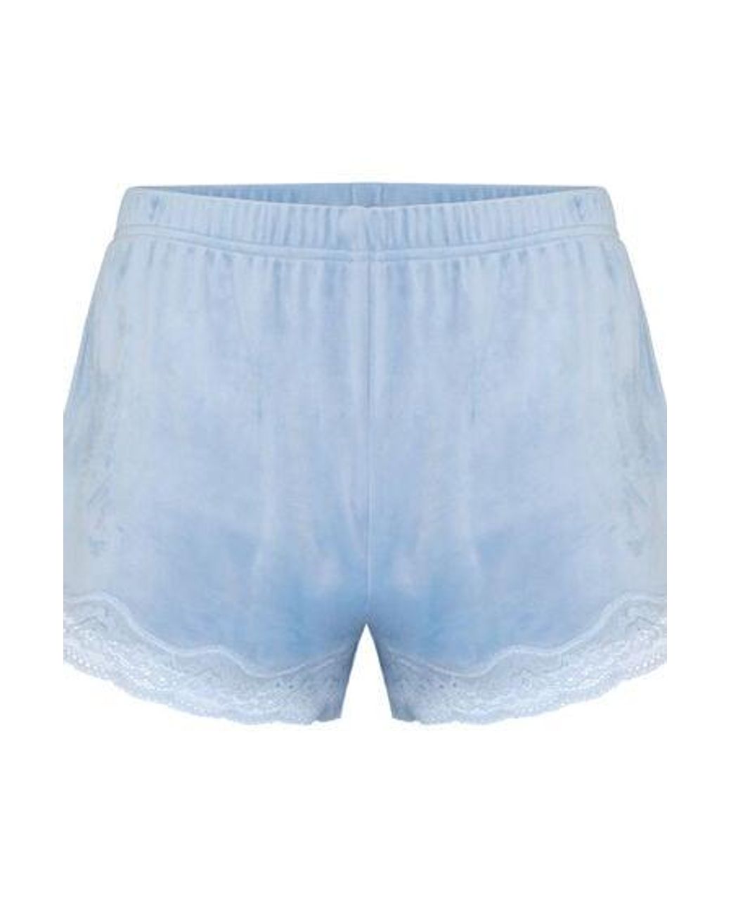 Hunkemöller Blue Short Velours Lace