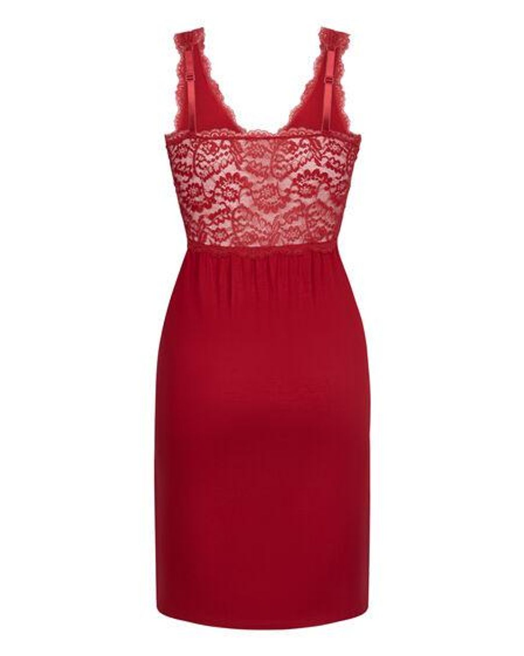Hunkemöller Red Nora Lace Slip Dress