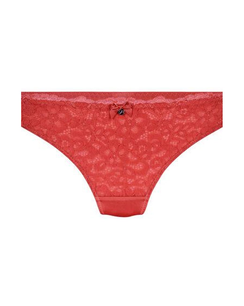 Hunkemöller String Marine in het Red