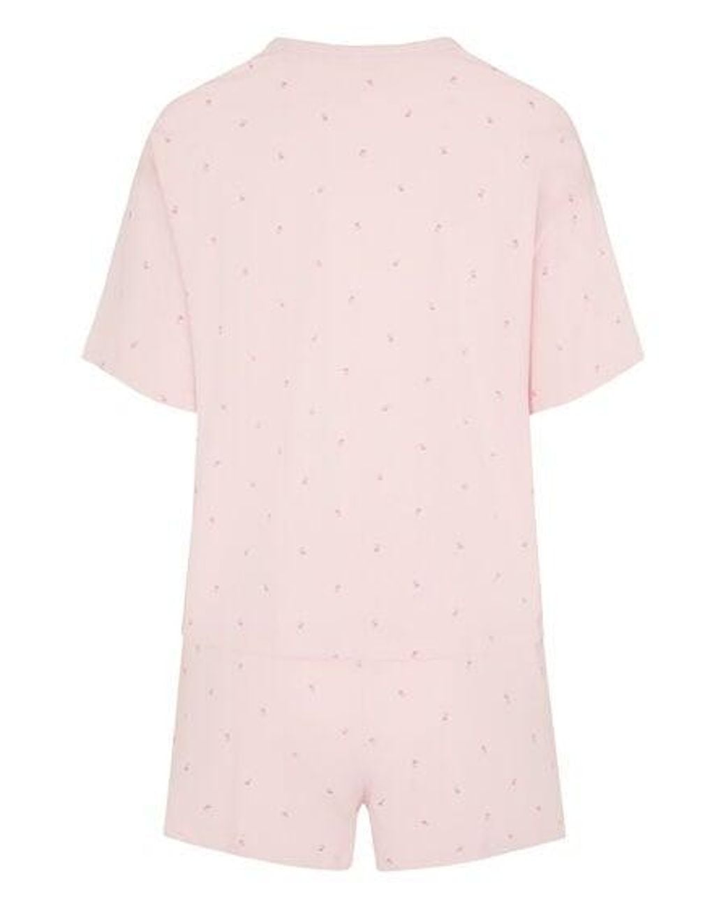 Hunkemöller Pink Pyjama Set Cotton