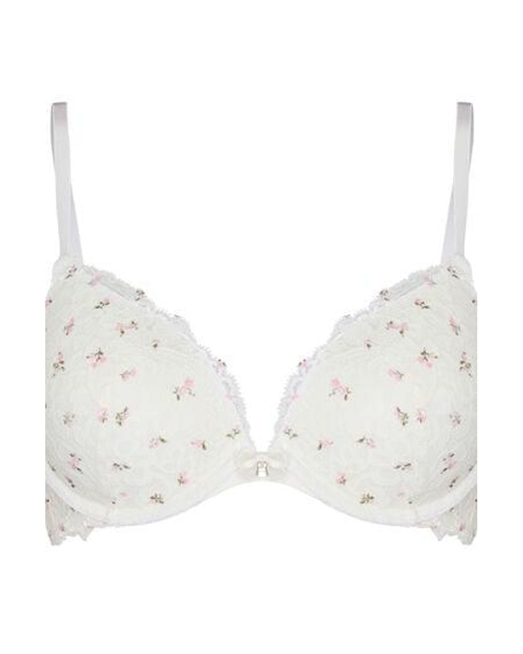 Hunkemöller White Marine Padded Underwired Push-Up Bra