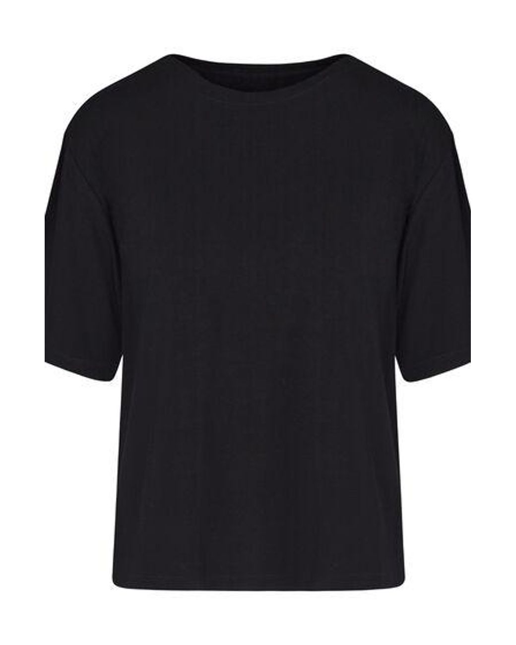 Hunkemöller Black Pyjama Top Jersey Essential