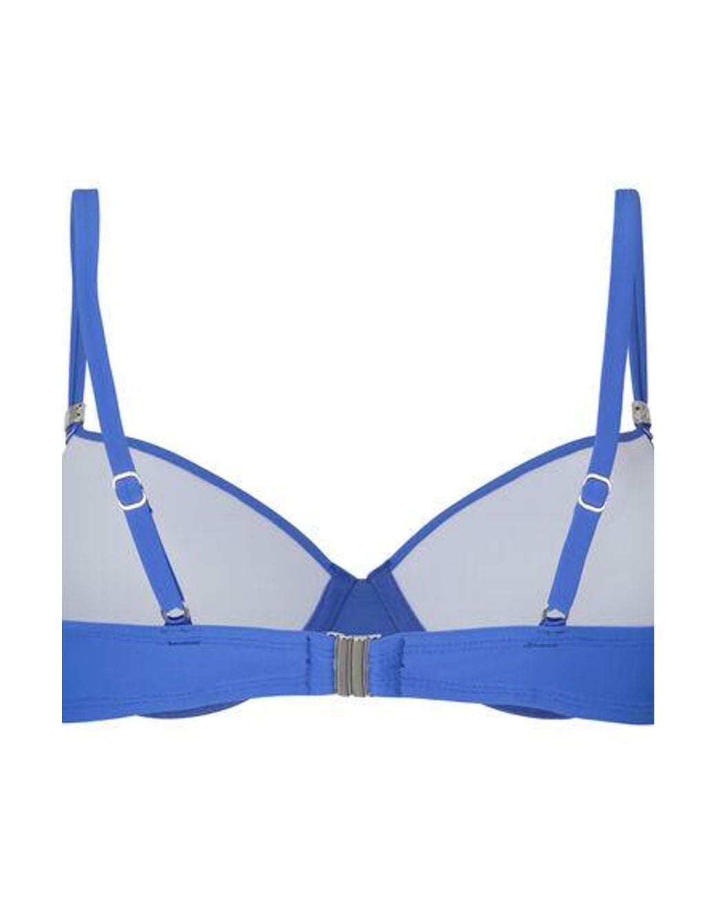 Hunkemöller Blue Luxe Padded Underwired Bikini Top