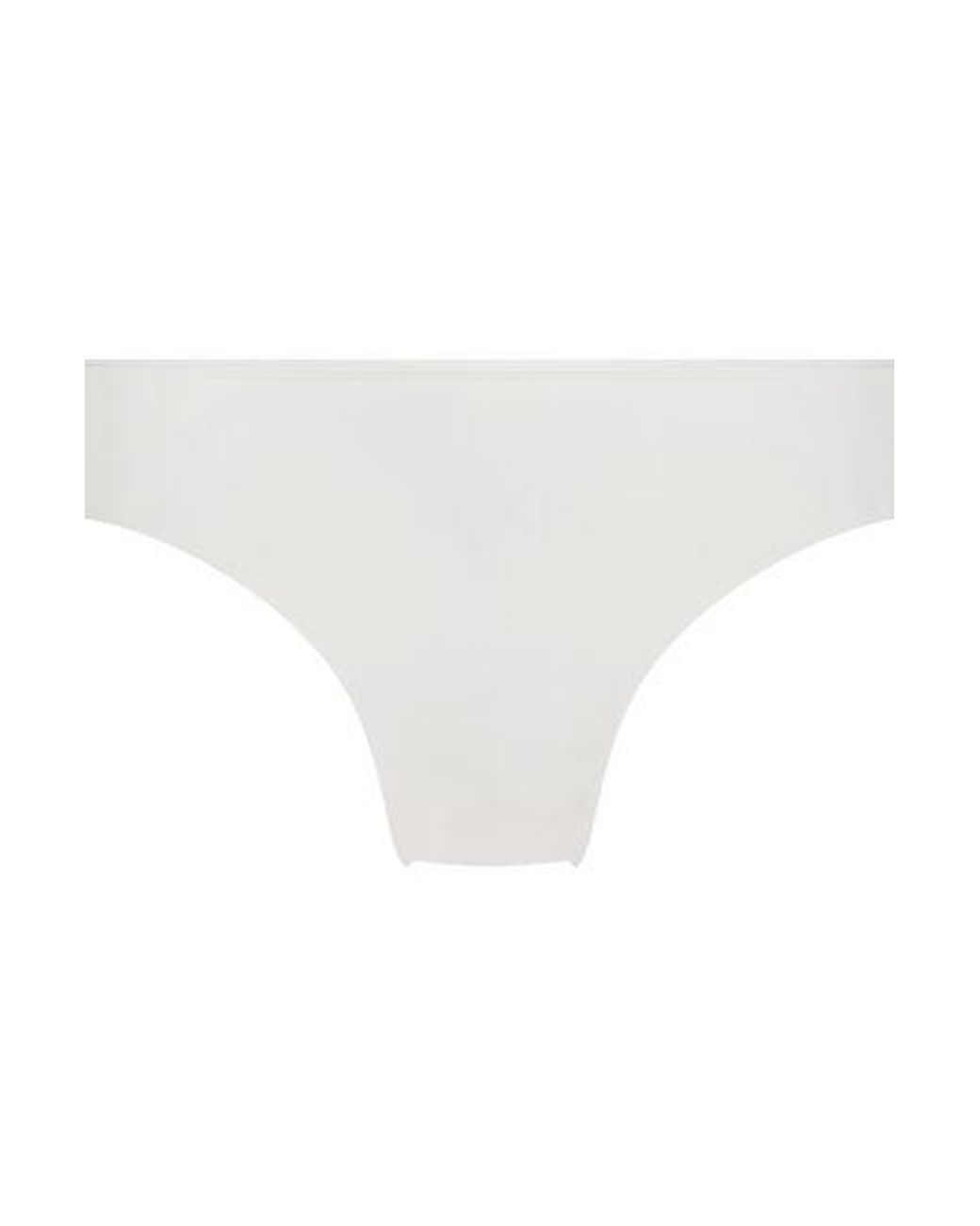 Hunkemöller White Invisible Lace Back Brazilian