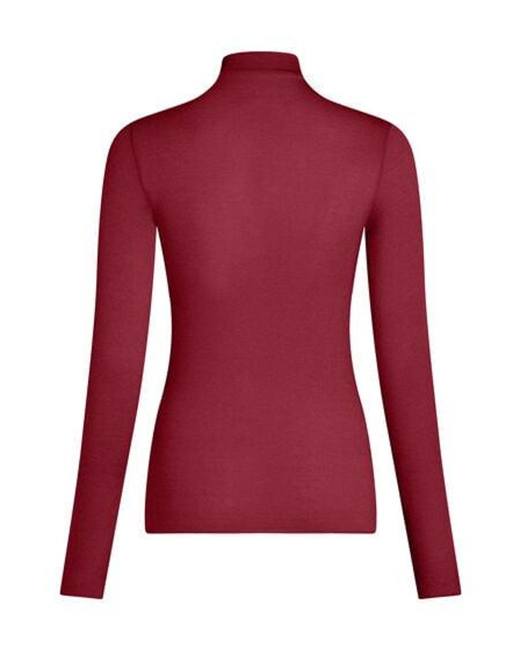 Hunkemöller Red Super Soft Turtleneck Shirt With Cashmere