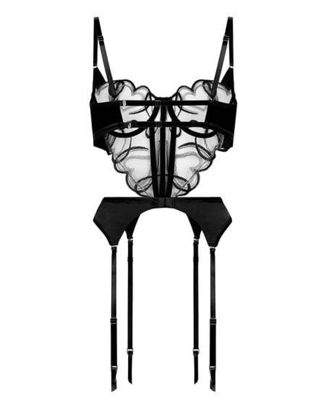 Hunkemöller Black Olivia Bustier