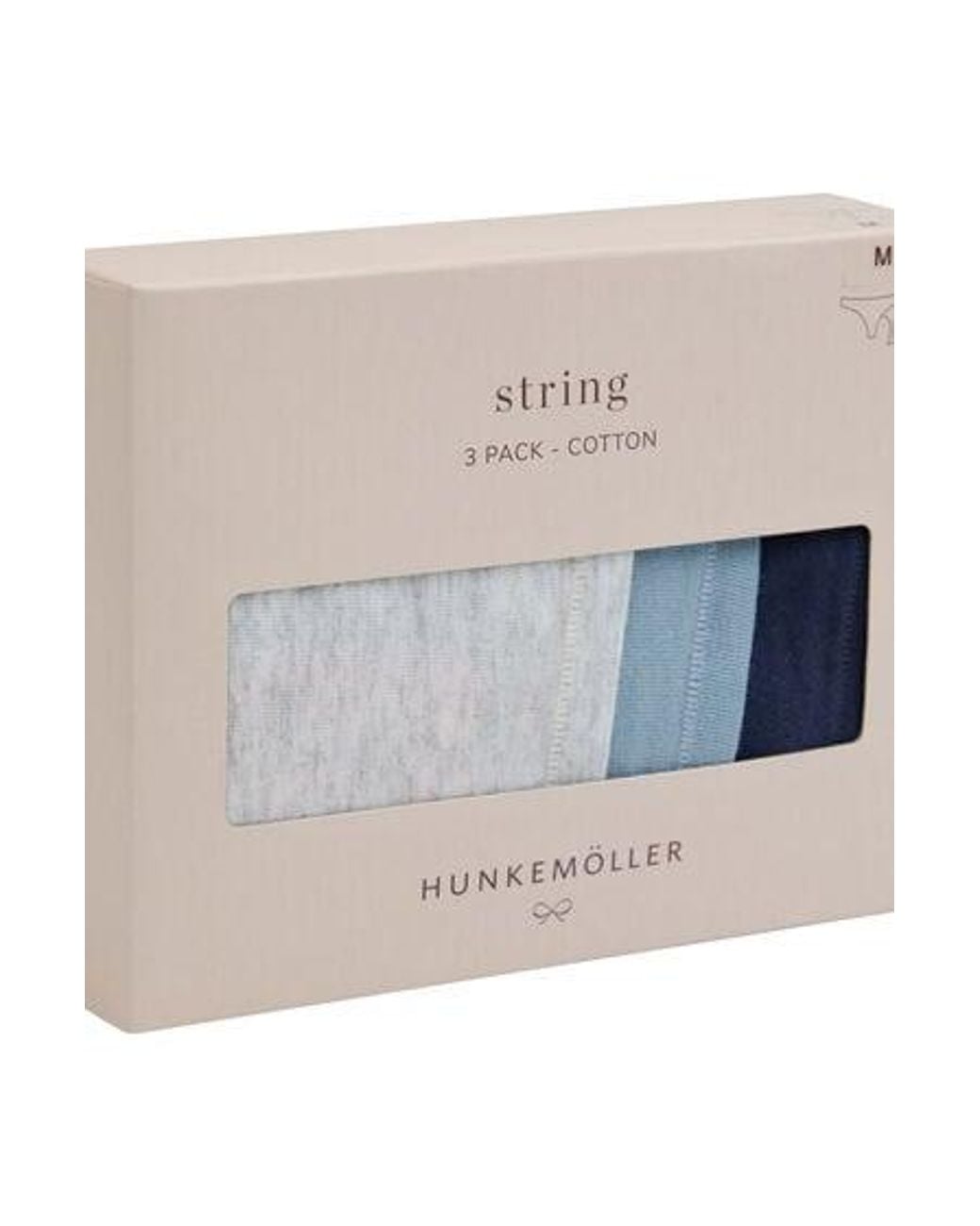 Hunkemöller Blue Multipack Cotton Thong
