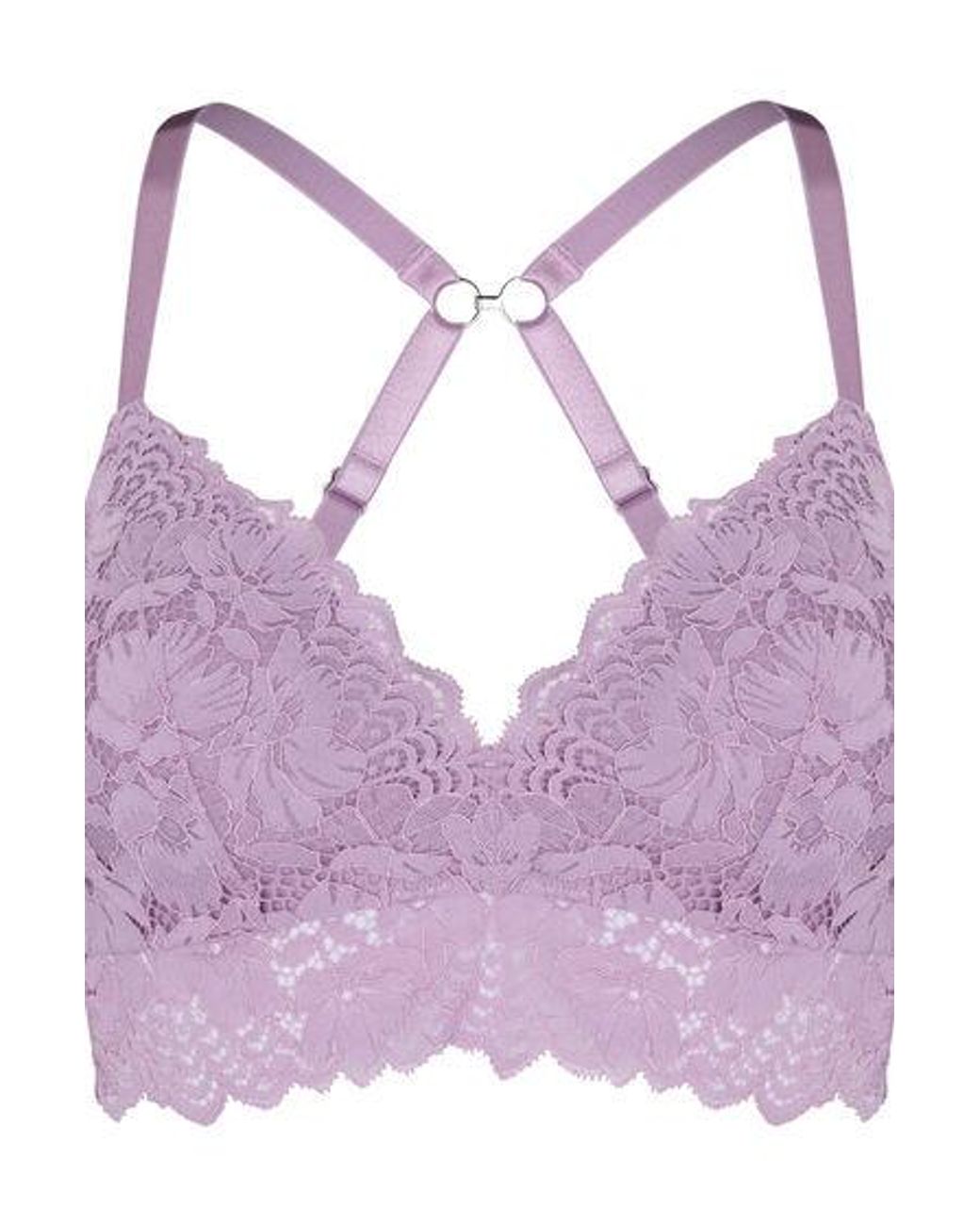 Hunkemöller Purple Andrea Padded Non-Wired Bra