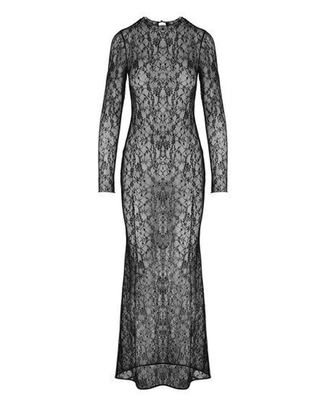 Hunkemöller Black Slipdress Allover Lace
