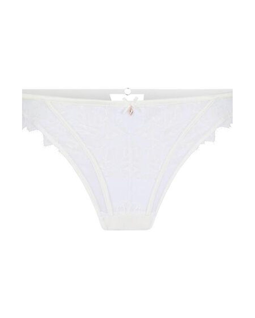 Hunkemöller White Highleg Thong Millie