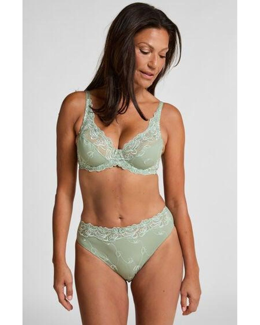 Hunkemöller Green Diva High Knickers