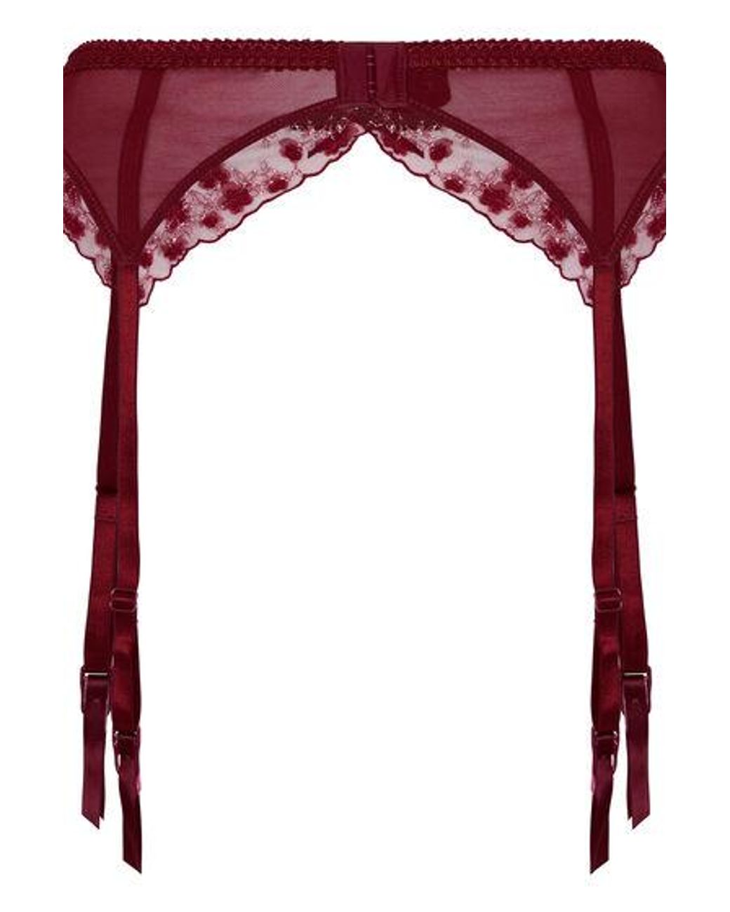 Hunkemöller Red Suspenderbelt Chloe