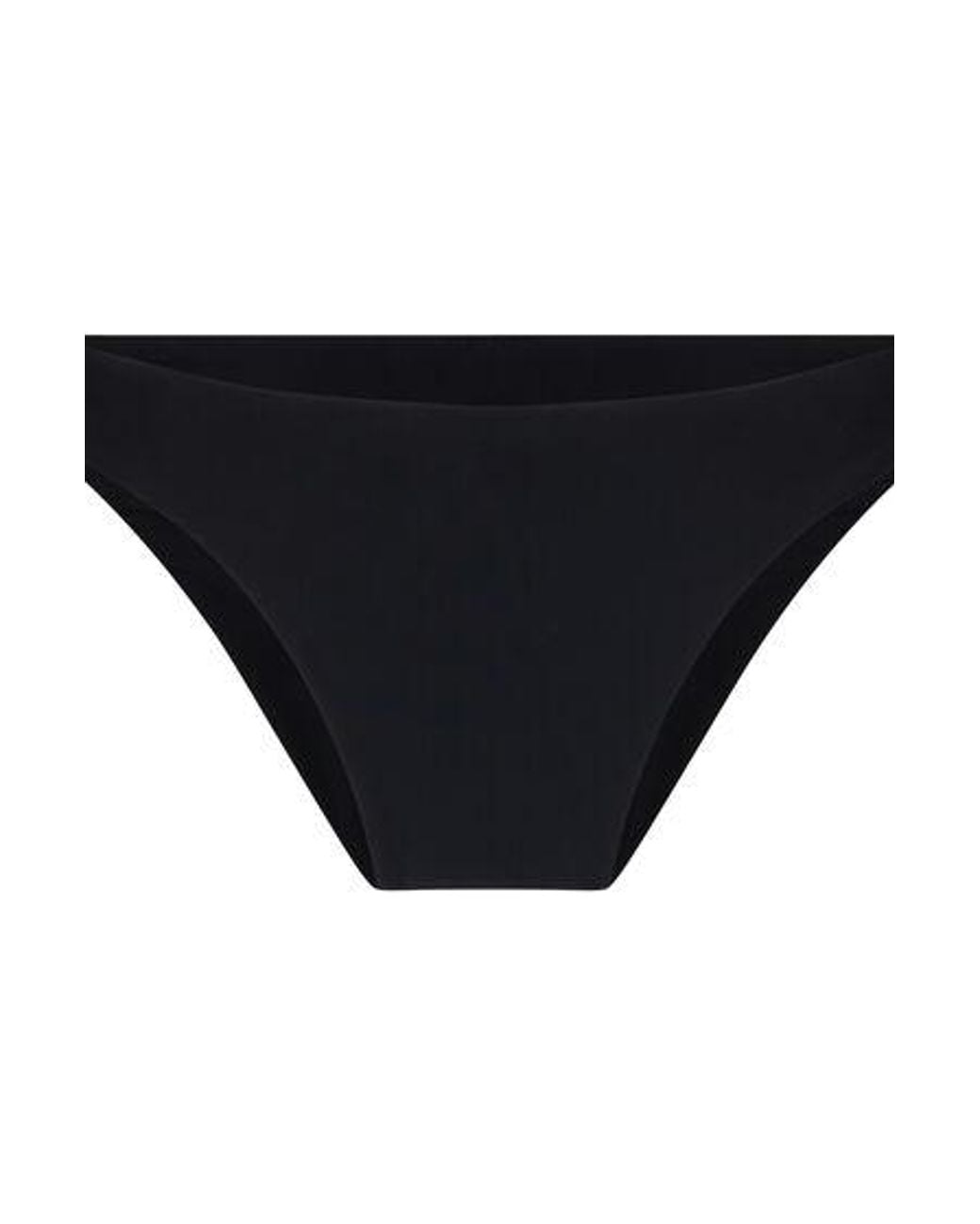 Hunkemöller Black Highleg Bikini Bottom Luxe