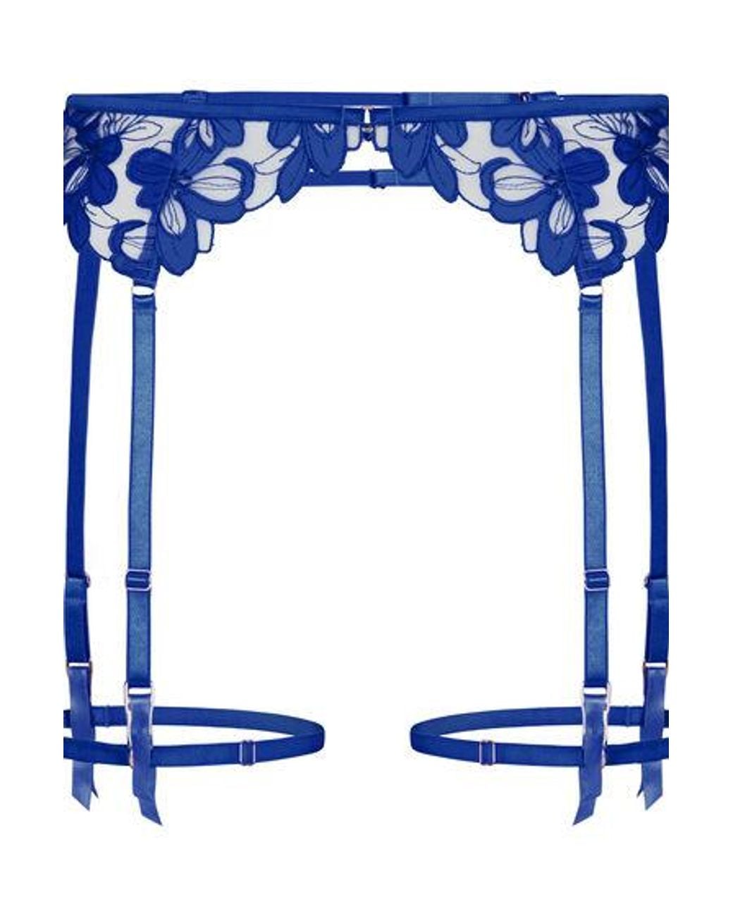 Hunkemöller Blue Suspenderbelt Beatrice