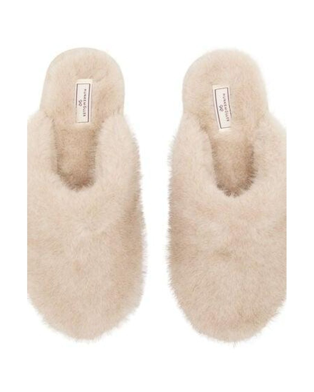 Hunkemöller Natural Slipper Faux Fur
