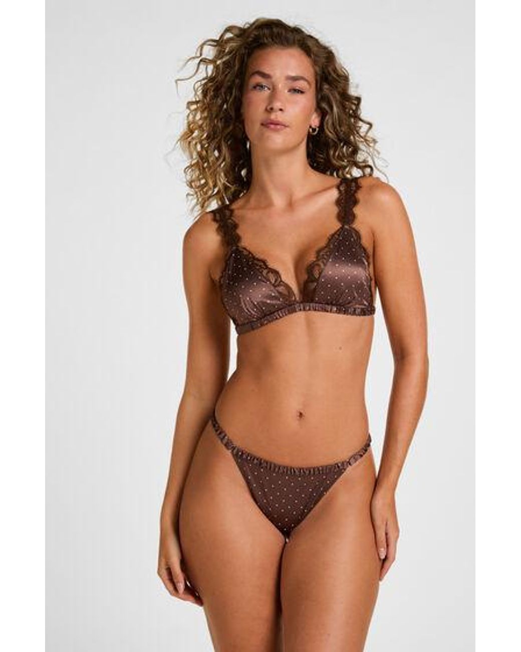 Hunkemöller Brown Highleg Brazilian Eva