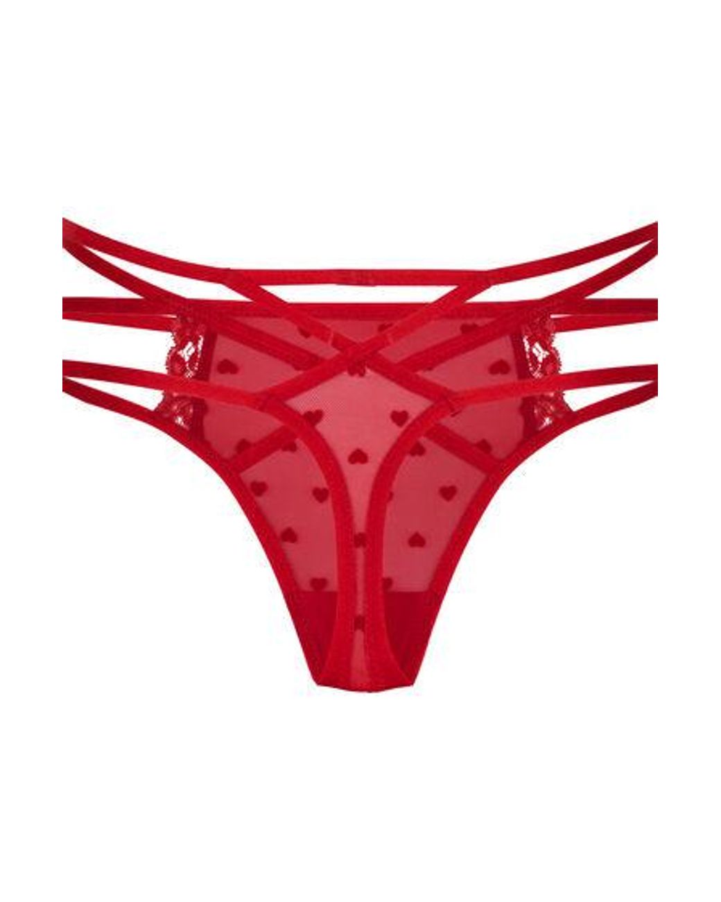 Hunkemöller String Melda in het Red