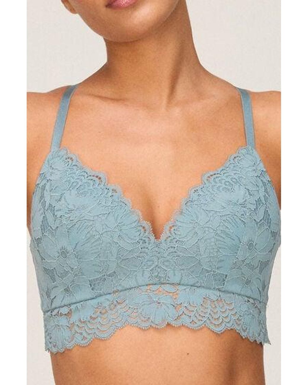 Hunkemöller Blue Andrea Padded Non-Wired Bra