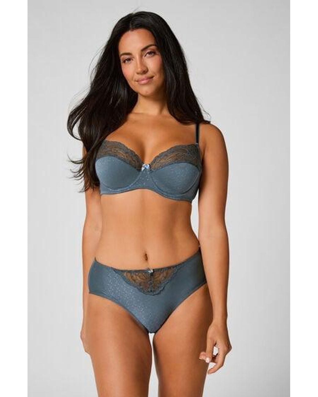 Hunkemöller Blue Sophie High Knickers