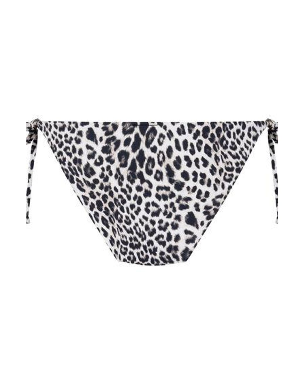 Hunkemöller Brown Cheeky Bikini Bottom Leopard