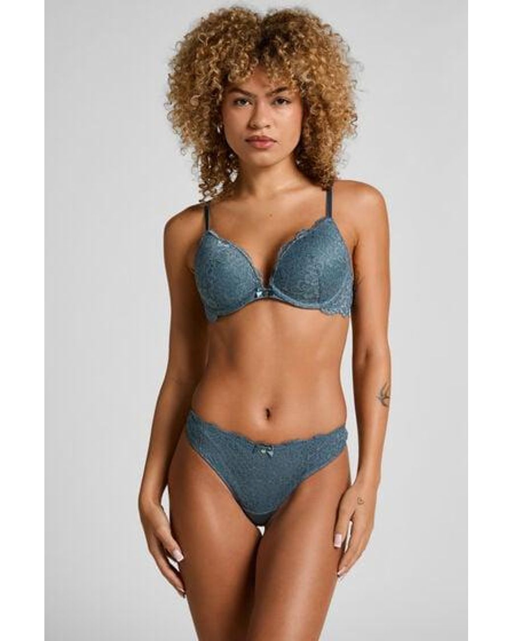 Hunkemöller Blue Marine Thong