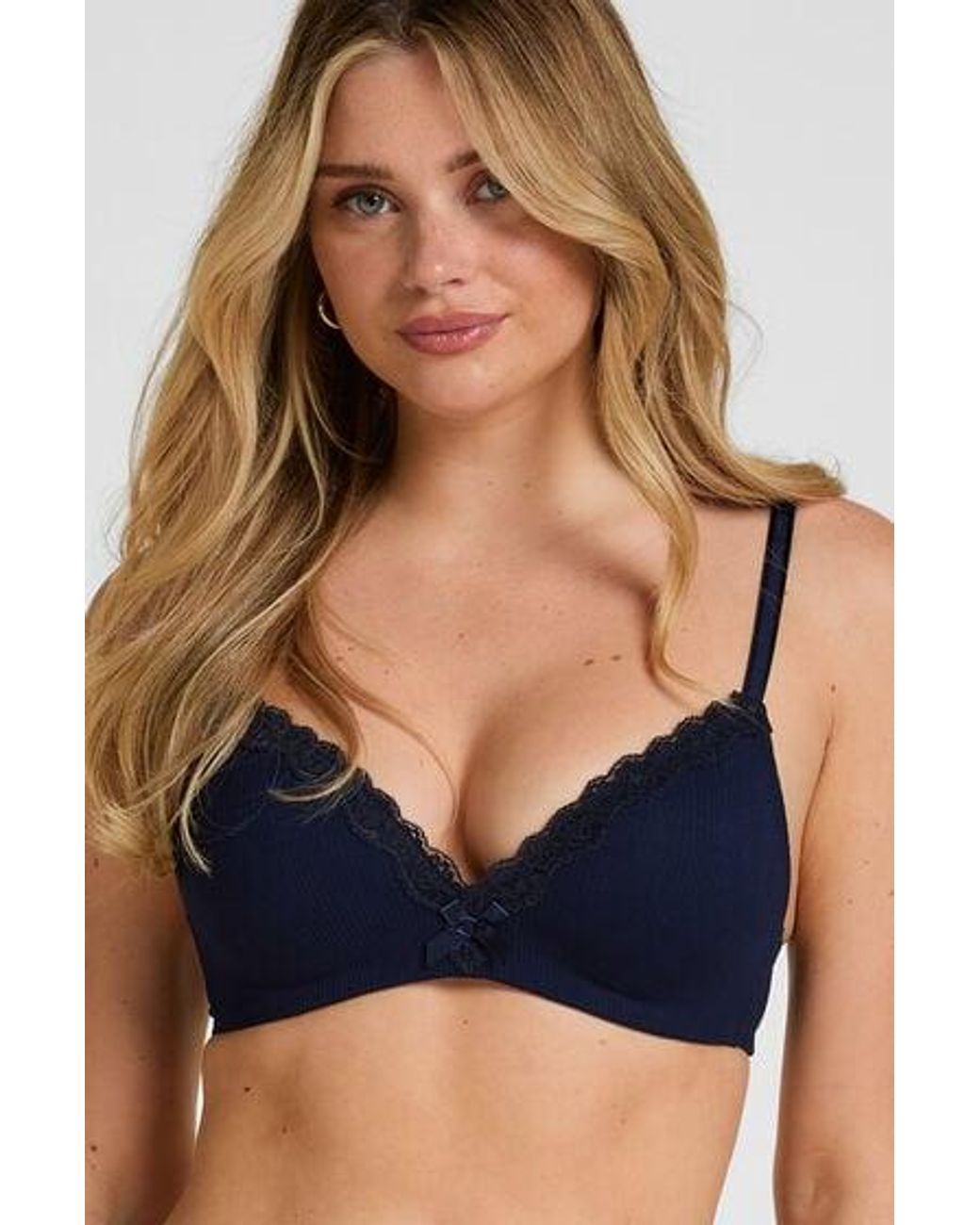 Hunkemöller Blue Lola Padded Non-Wired Bra