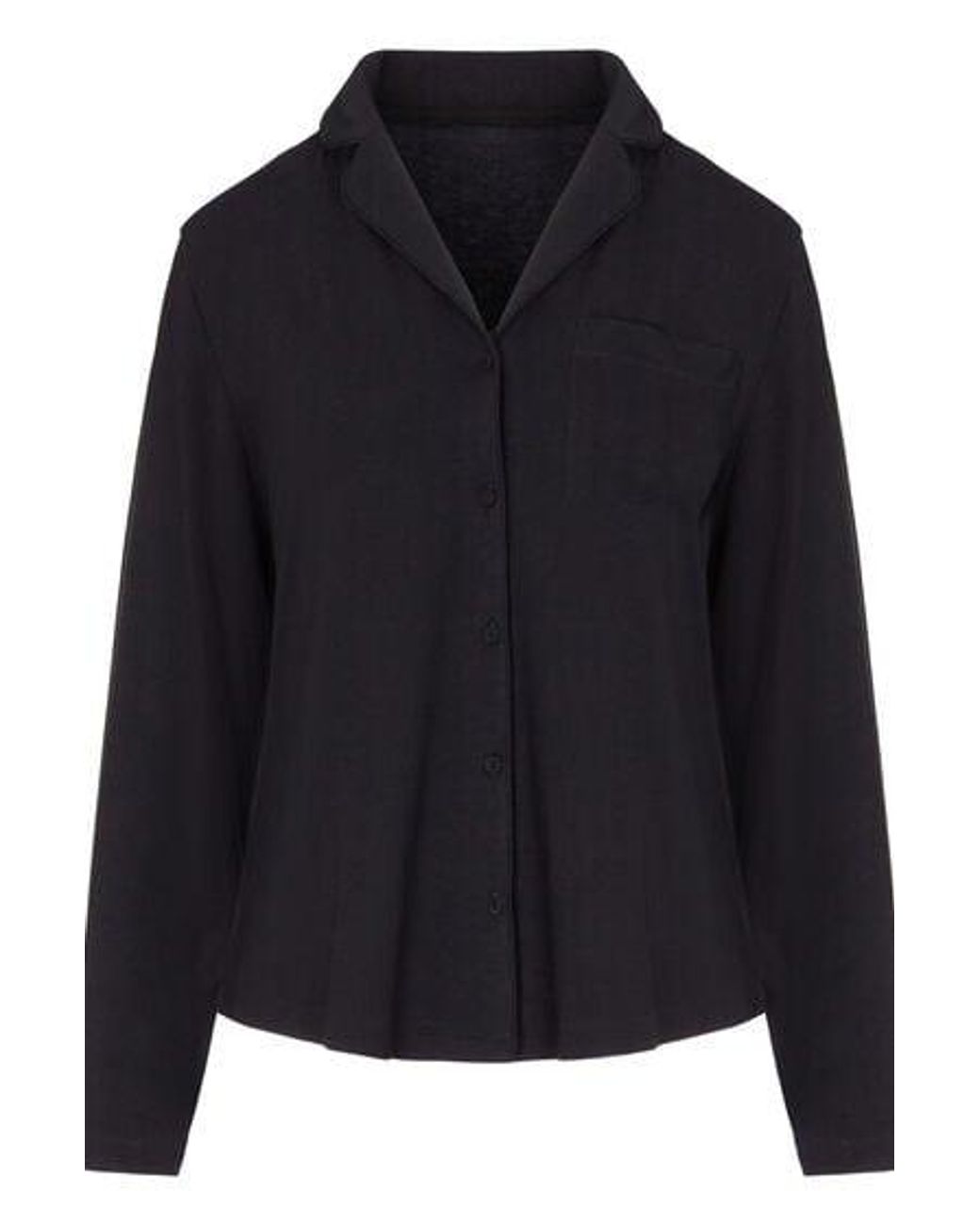 Hunkemöller Black Essential Jersey Long-Sleeved Jacket