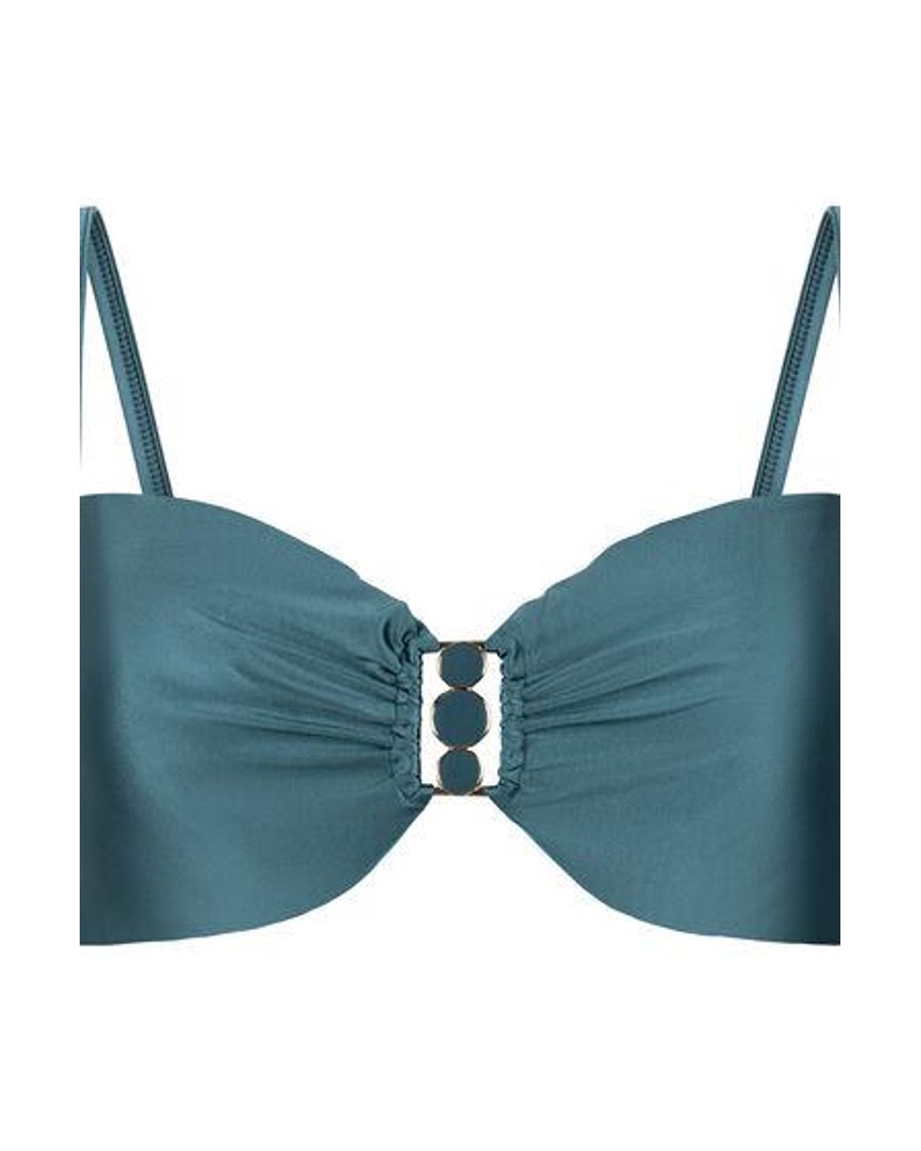 Hunkemöller Green Non-Padded Underwired Bikini Top Dominica