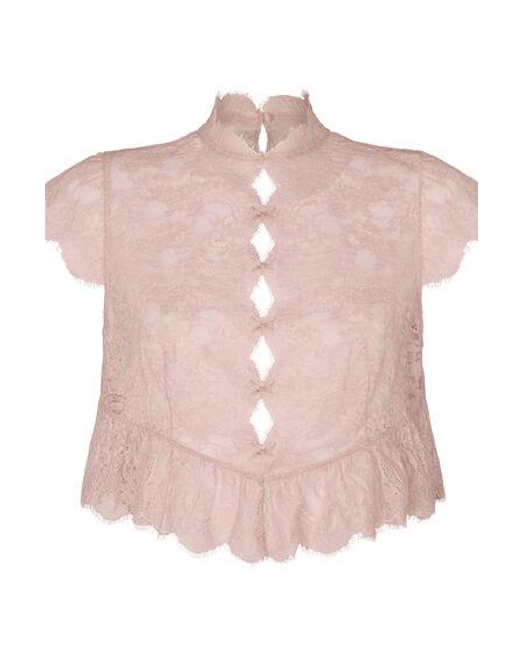 Hunkemöller Pink Top Allover Lace Legacy