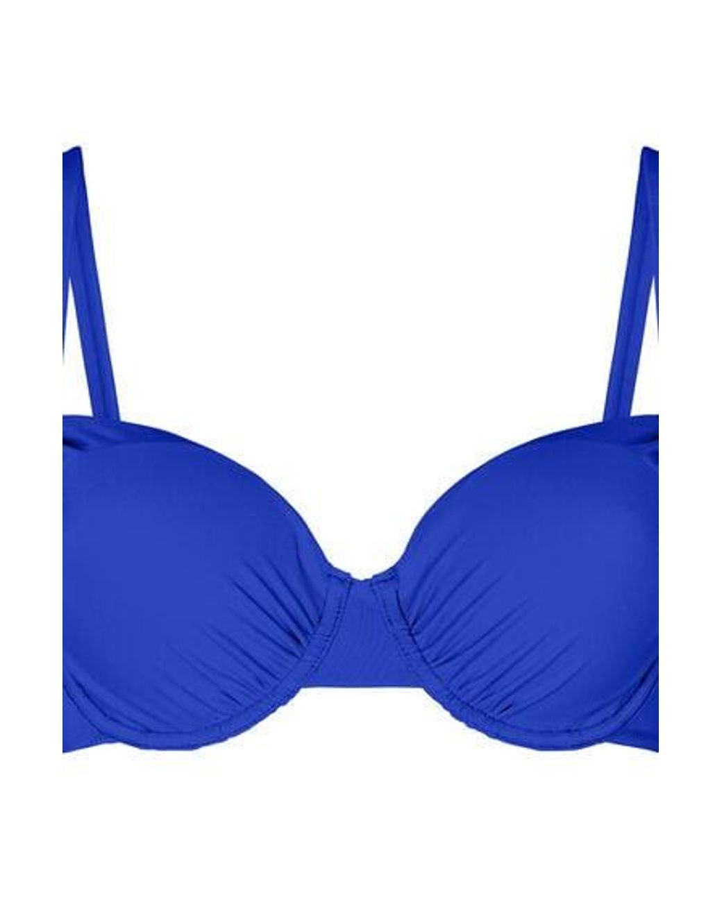 Hunkemöller Blue Padded Underwired Bikini Top Bardolino