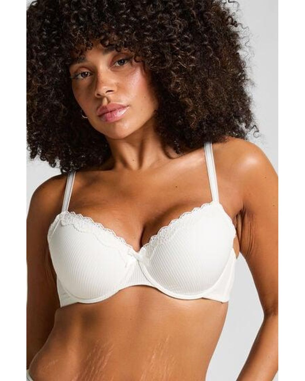 Hunkemöller White Lola Padded Underwired Bra