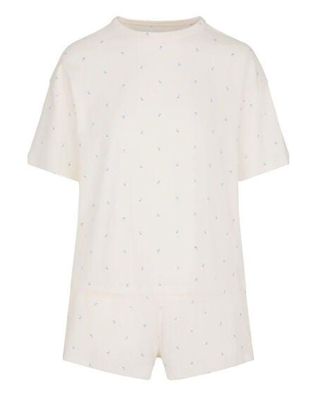 Hunkemöller White Pyjama Set Cotton