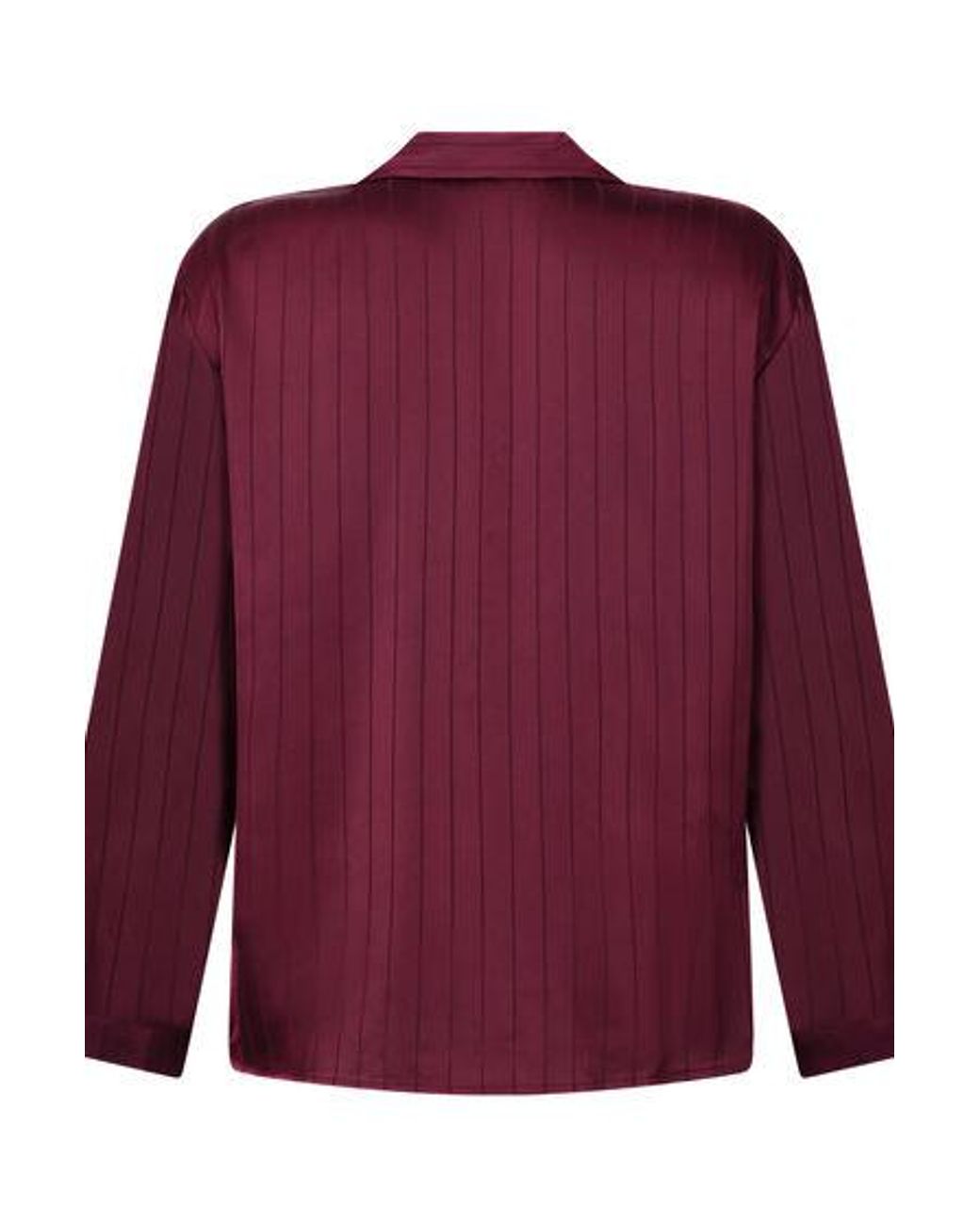 Hunkemöller Red Satin Pinstripe Jacket
