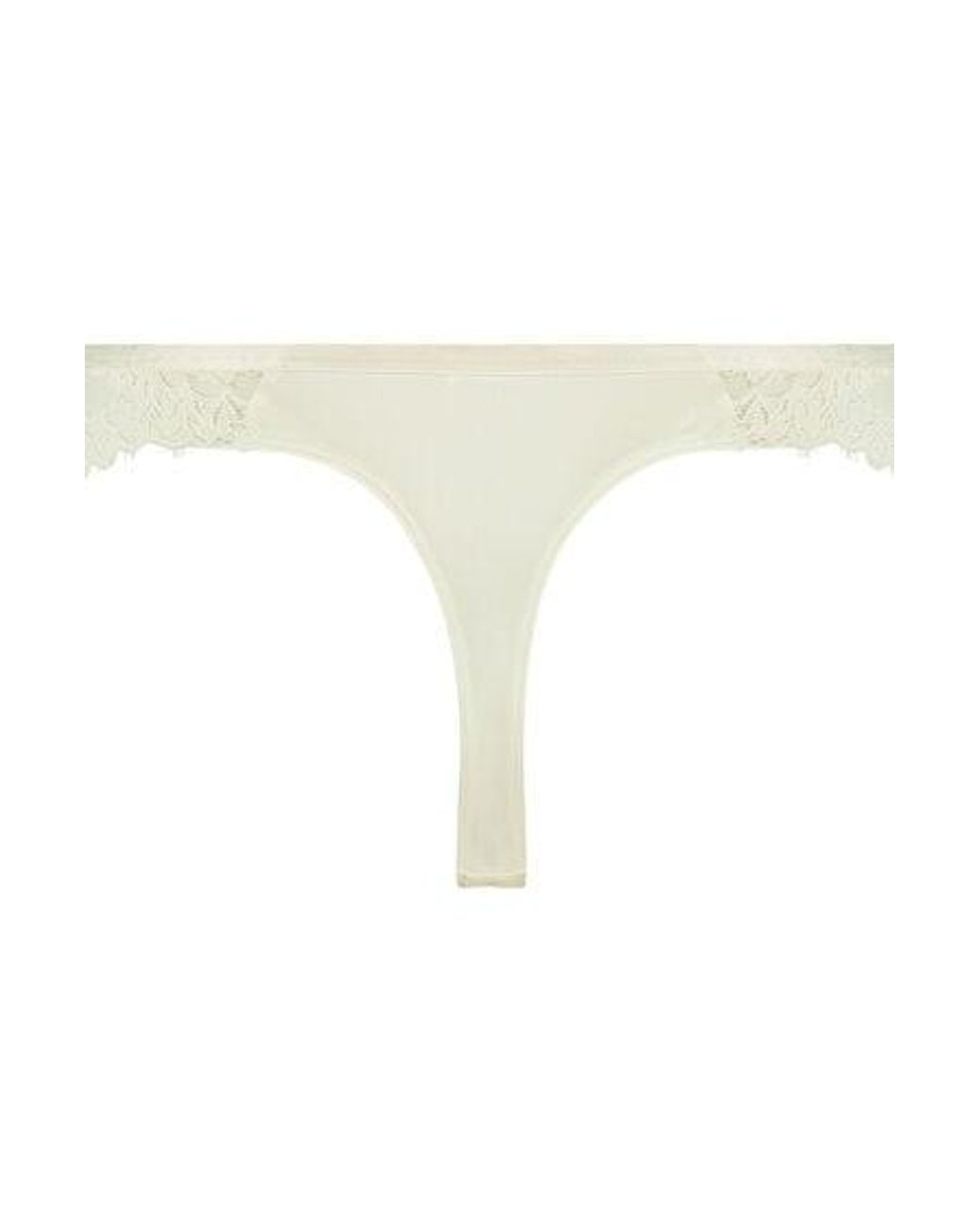 Hunkemöller White Daisy Thong