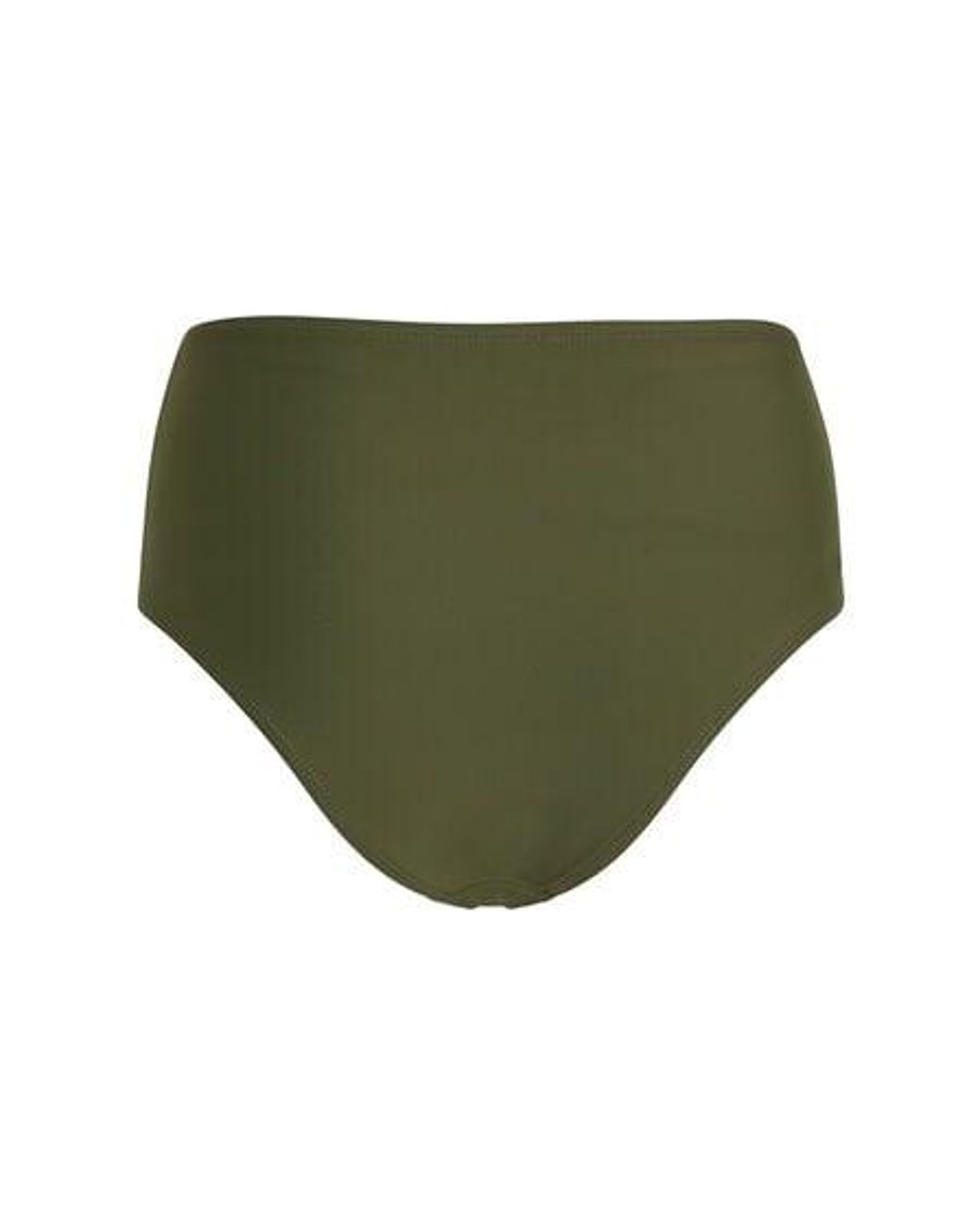 Hunkemöller Green Luna High-Waisted Shaping Cheeky Bikini Bottoms