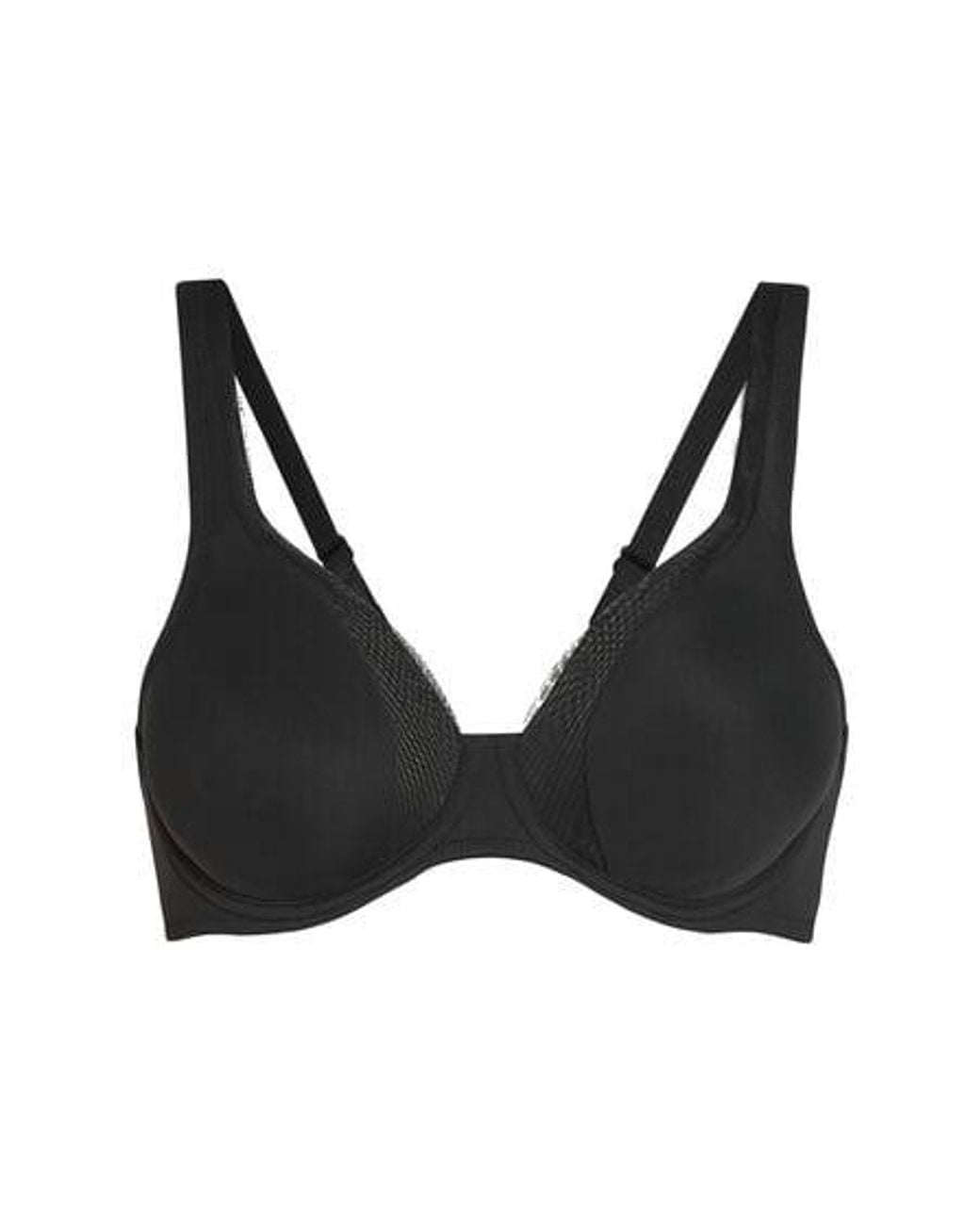 Hunkemöller Black Mesh Non-Padded Underwired Bra